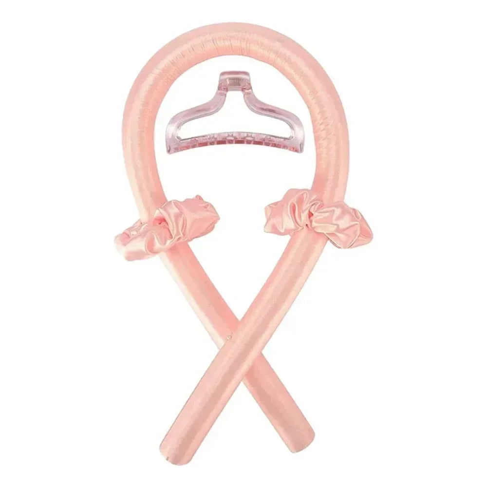 Heatless Curling Rod Headband Soft Hair Curler with Sleeping Bonnet No Heat Hair Rollers Satin Curls Lazy Curlers Styling Tools